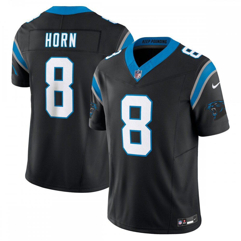 Jaycee Horn Carolina Panthers Nike Vapor F.U.S.E. Limited Jersey - Black-GridironStore